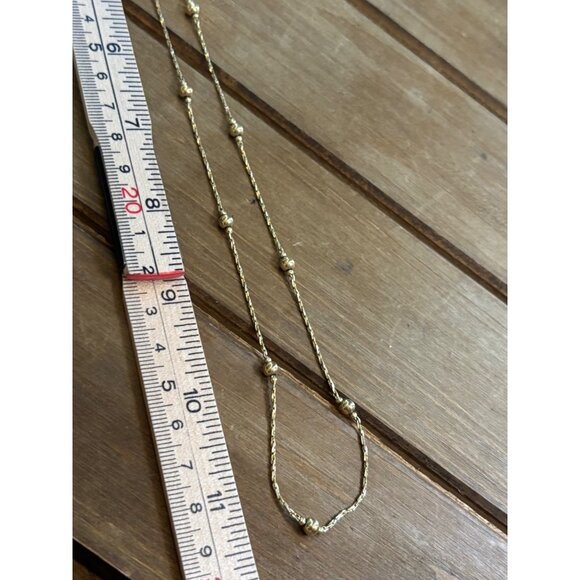 Premier Designs Gold-Tone Beaded Chain Necklace 24" - Picture 5 of 9